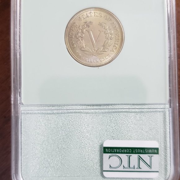 1883 NO CENTS Liberty Head Nickel 5C Graded MS64 - Picture 4 of 4